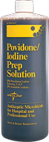 Povidone Iodine Prep Solution, 10% USP, 8 oz. Bottle