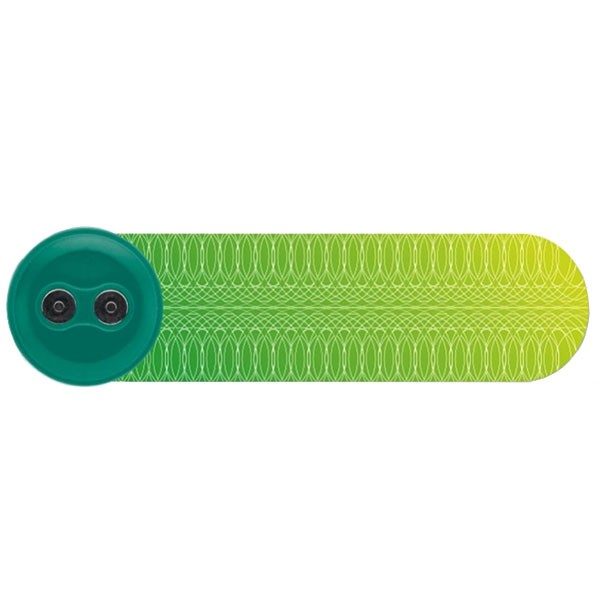 "Long Strip For Muscles, Joints and Long Treatment Areas 1.5"" x 7"", Green"