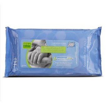 "Nice and Clean Baby Wipe Unscented 7"" x 8"""