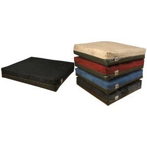 "SimplIX GFST Microfiber Wheelchair Cushion, 3"" x 18"" x 16"", Burgundy"