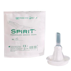 Spirit Style 3 Hydrocolloid Sheath Male External Catheter, Medium 29 mm