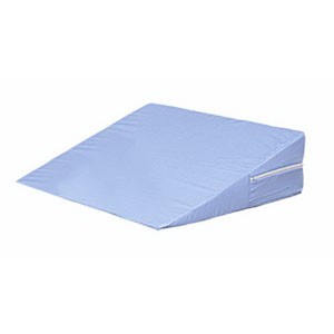 "Foam Bed Wedge with Pocket, Blue, 20"" x 20"" x 10"""