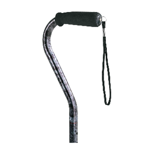 Offset Designer Cane, Gray