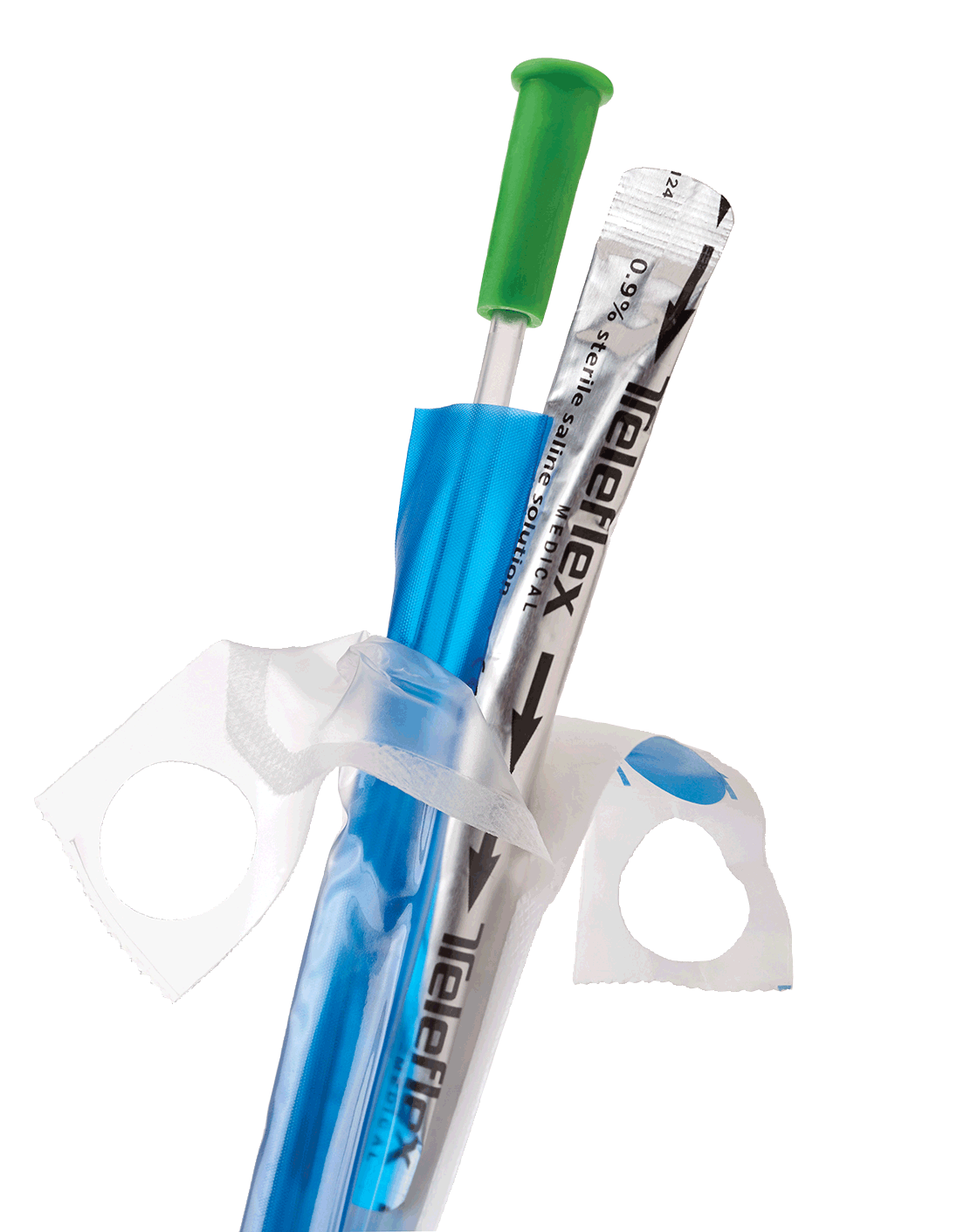 "FloCath Quick Straight Hydrophilic Intermittent Catheter 8 Fr, 16"""