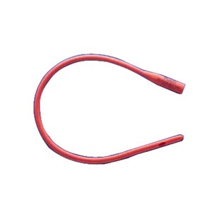 "Robinson Red Rubber Intermittent Catheter 22 Fr 16"""
