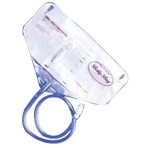 "Belly Bag Urine Collection Bag with 24"" Coiled Drain Tube, 1000 mL"