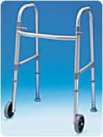 Adult Dual Paddle Walker with Wheels And Glides