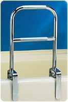 "Dual Level Bathtub Rail, 12 1/4""W X 1""D X 17 1/4""H"