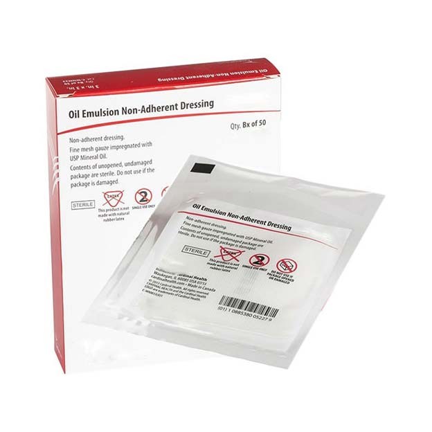 "Oil Emulsion Non-Adhering Dressing, Sterile, 5"" x 9"" REPLACES ZGOE59"