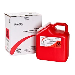 Sharps Recovery System with Wide Mouth, 2 gal