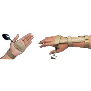 "Wrist Support W/ Palmar Clip, Left,Reg,3 1/2"""