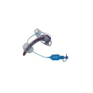 Blue Line Ultra Fenestrated Cuffed Tracheostomy Tube, 9 mm