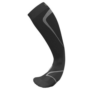 Performance Sock Calf, 20-30 mmHg, Size LM, Closed Toe, Black