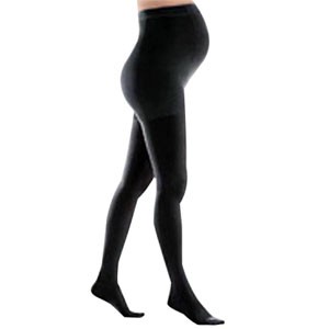 Select Comfort Pantyhose Plus, 20-30, Large, Long, Closed, Black