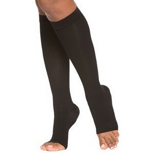 Select Comfort Knee-High Compression Stockings L4, Black