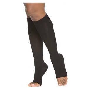 Select Comfort Calf, 30-40, Large, Long, Open, Black