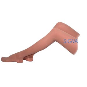 Select Comfort Women's Thigh-High Compression Stockings with Grip-Top Size M4, Natural
