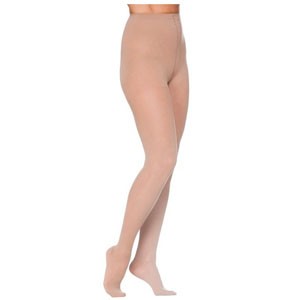 Select Comfort Pantyhose, 30-40 mmHg, Medium, Long, Closed, Natural