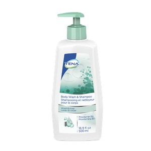 Tena Body Wash & Shampoo, 16.9 fl. oz.