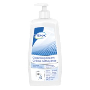 Tena Cleansing Cream, 33.8 fl oz. Bottle