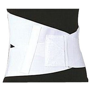 White, 2X (48"-54") Unisex Crisscross Back Support