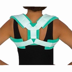 Beige, Xl (25"-33") Four-Way Clavicle Strap,Velcro