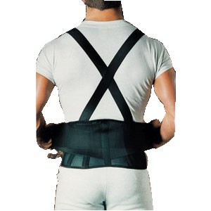 Beige, Uni-Sex, Xl (40"-55") Dura-Foam Back Supp.