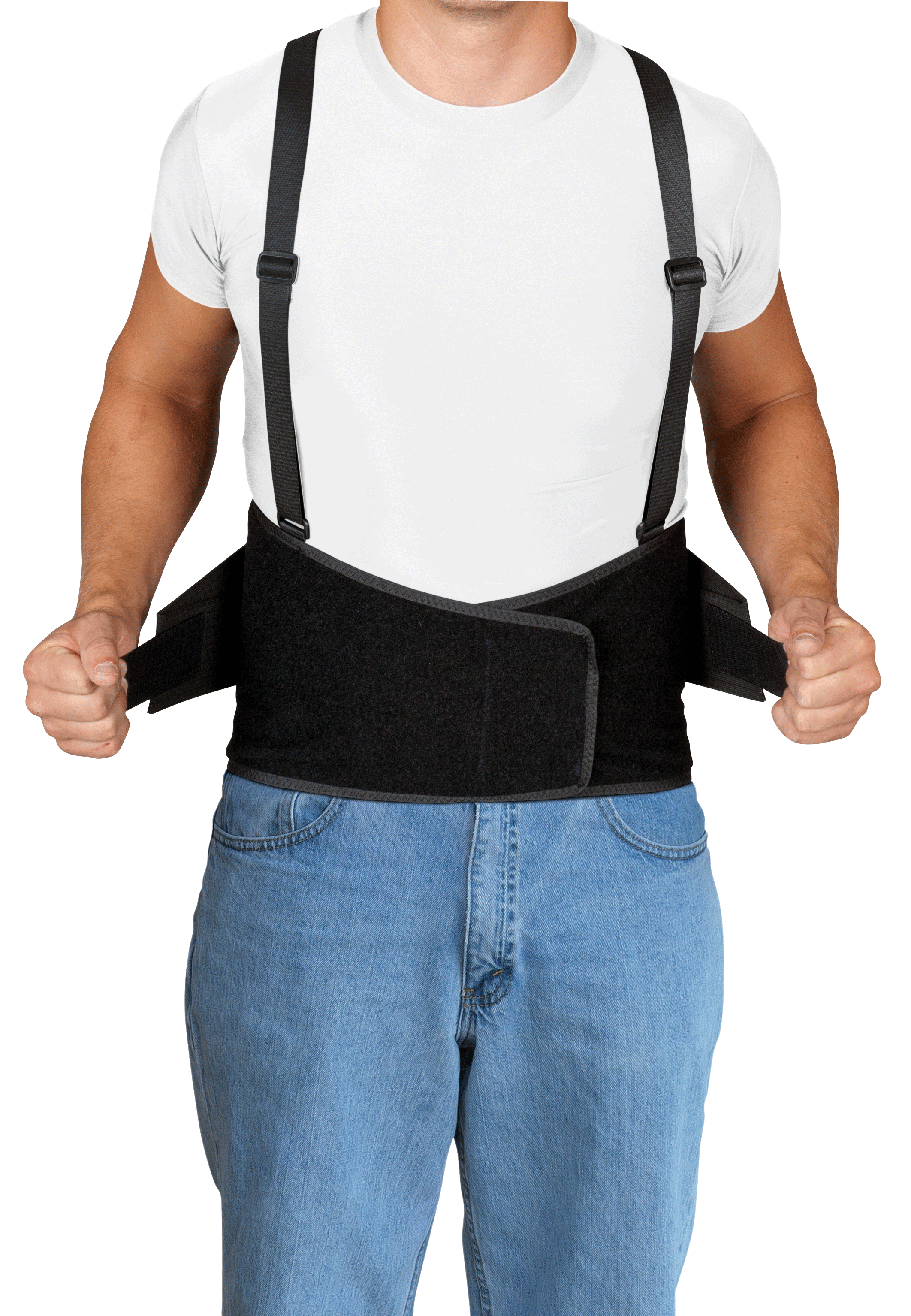 Leader Criss-Cross Lumbar Support, White, X-Large