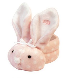 Boo-Bunnie Comfort Toy, Dot Pink