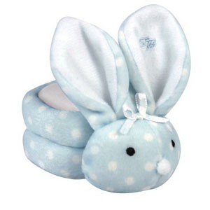 Boo-Bunnie Comfort Toy, Dot Blue