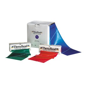 Thera-Band Exercise Band, 50 yd Roll, Black, Special Heavy