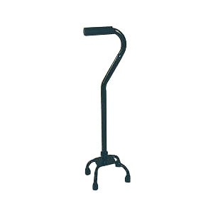 Barriatric Quad Cane, Small Base, Black