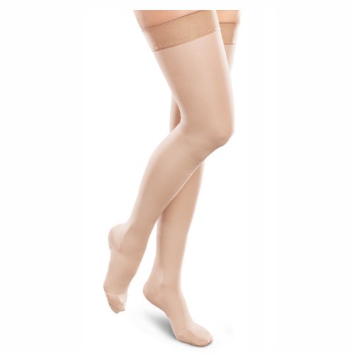 Therafirm Ease Opaque Women's Thigh-High, 20-30, Short, Natural, Medium