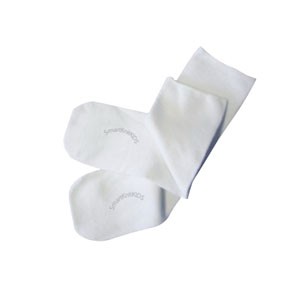 SmartKnitBIGKIDS Seamless Sensitivity Sock, Small, White