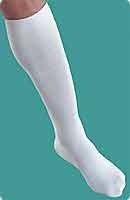 Smart Knit Seamless Diabetic Crew Sock Small, White