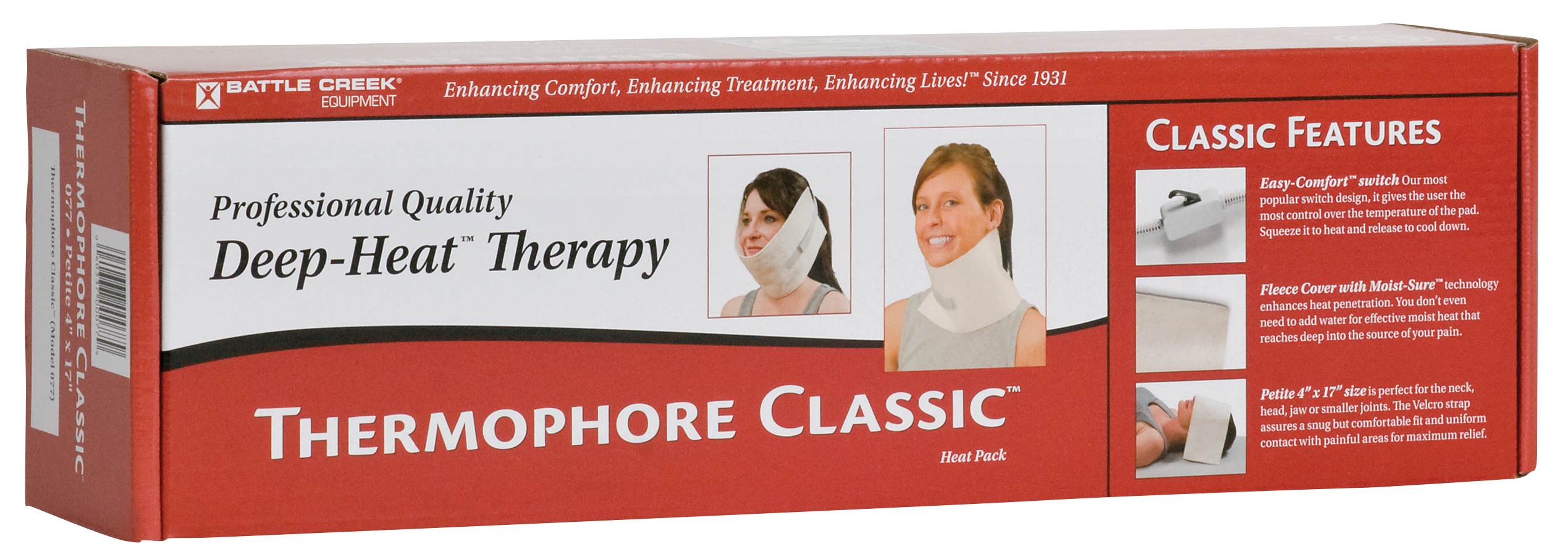 "Thermophore Classic Moist Heat 4"" x 17"" Petite"