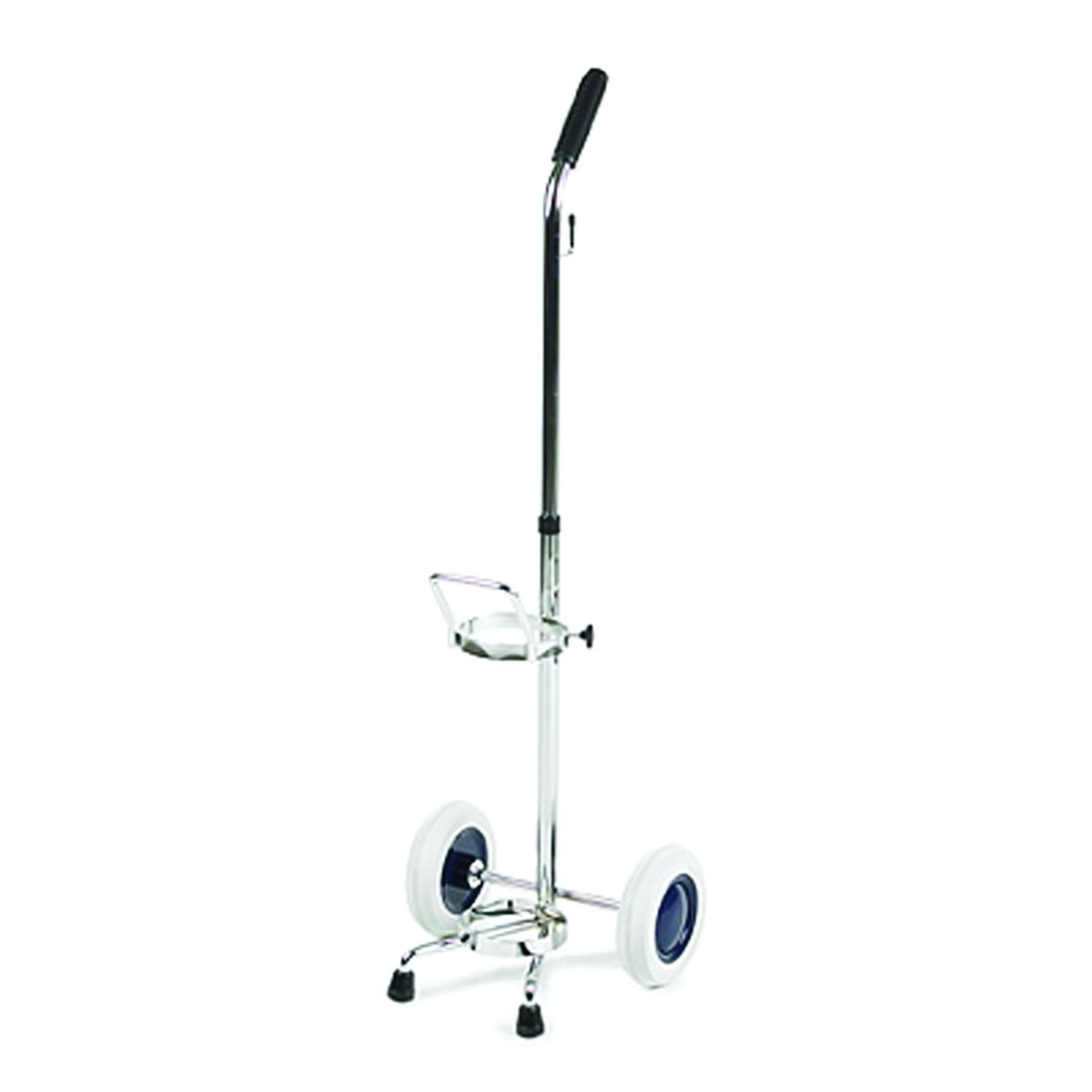 Oxygen Cylinder Cart with Telescoping Handle, 38" x 10" x 10"