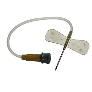 Surflo Winged Infusion Set, 27G x 1/2" Needle, 8" Tubing