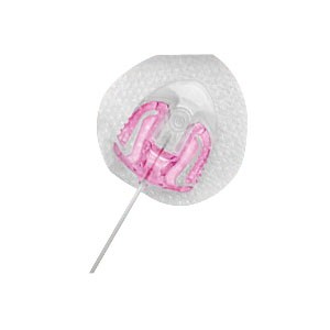 t:90 Soft Cannula 23" 6 mm Luer Infusion Set, Pink