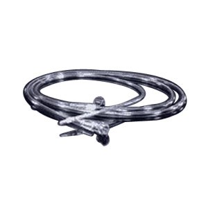Scoop oxygen hose. 20" upper length, 60" . Made of vinyl.