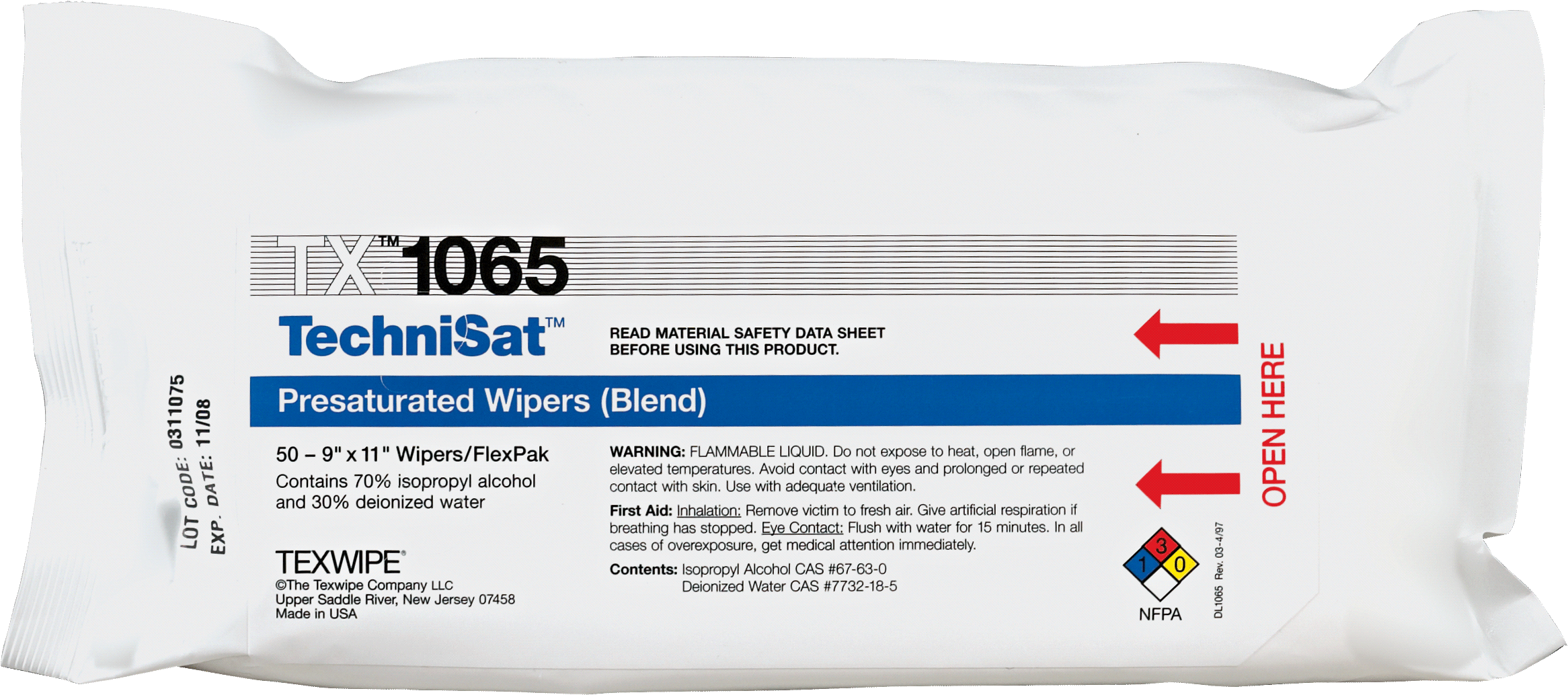 "TechniSat Non-woven Wiper, 9"" x 11"""