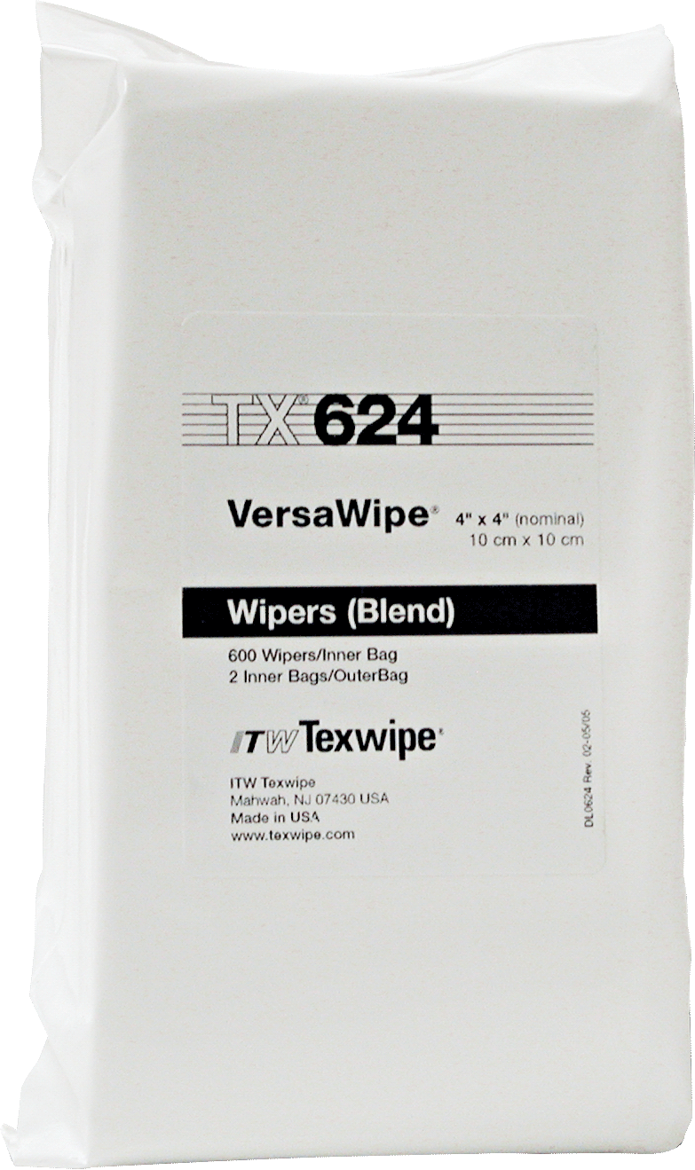 VersaWipe Cleanroom Wiper, 4" x 4"