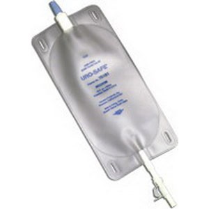 Uro-Safe Vinyl Leg Bag with Twist Drain Valve, Medium 18 fl oz.