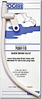"Urocare Quick Drain Valve, Large 72"" Tube"