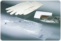 TOUCHLESS Plus Unisex Vinyl Intermittent Catheter Kit 8 Fr 1100 mL