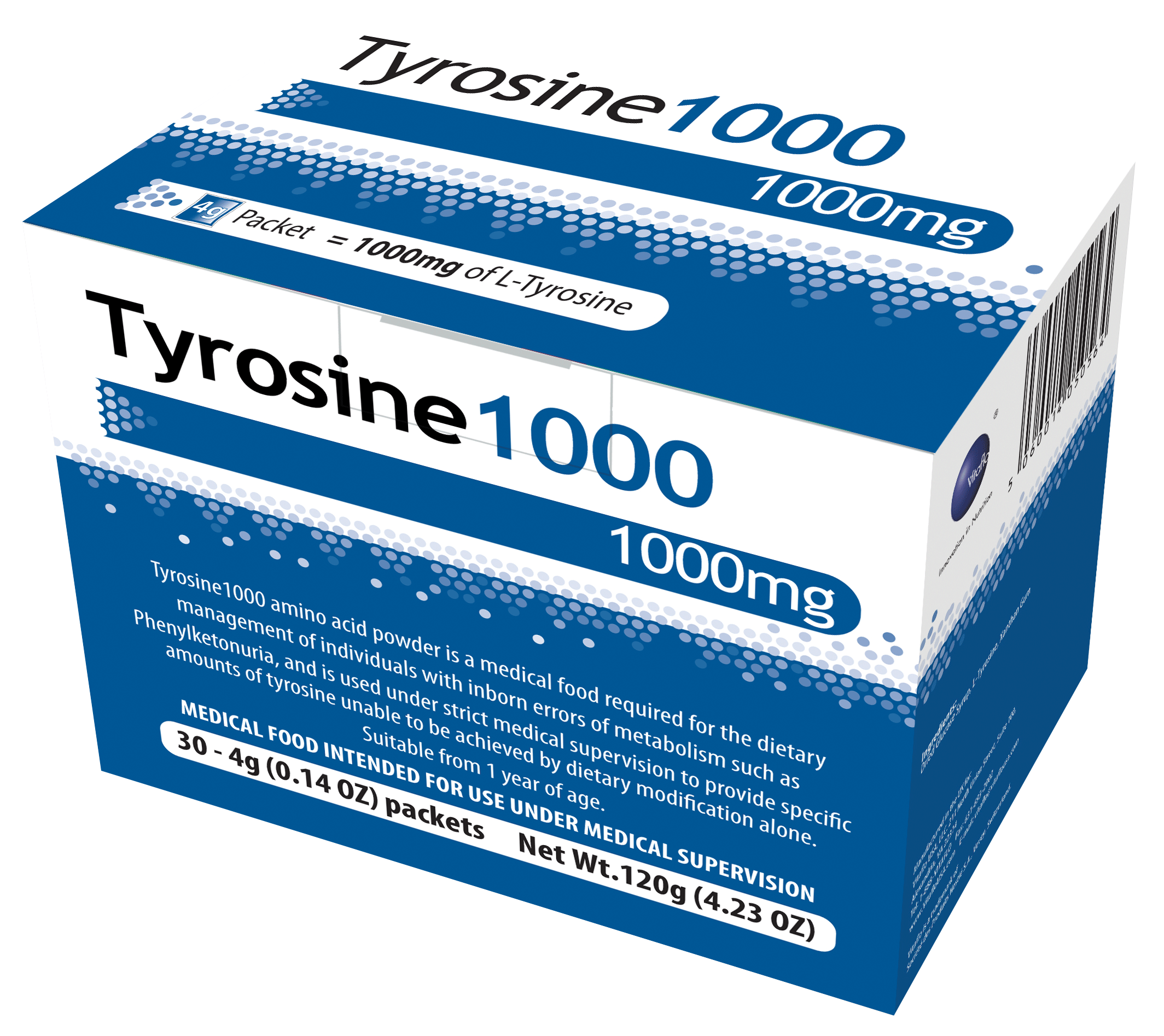 Tyrosine Amino Acid Supplement 30 x 4g Sachet