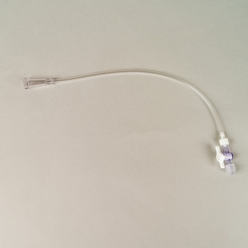Standard Connecting Tube with Male Luer Lock and Drainage Bag Connector 14 Fr 50 cm