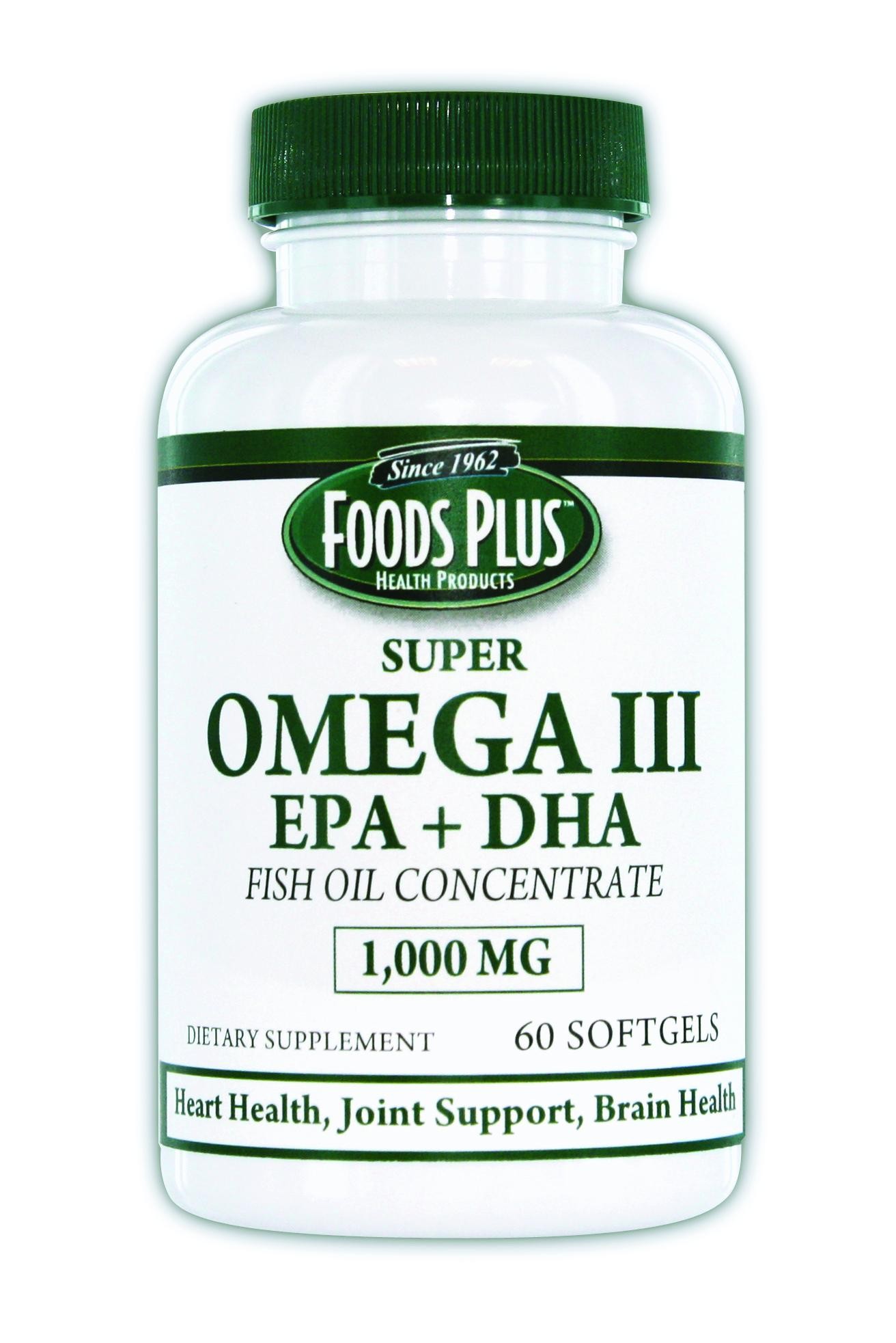 Omega III EPA Fish Oil 1000 mg (60 Count)