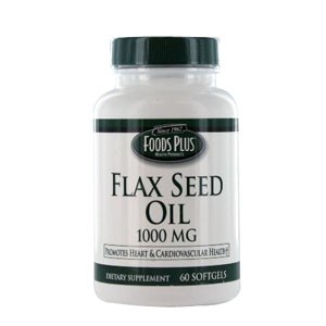 Flax Seed Oil 1000 mg (60 Count)