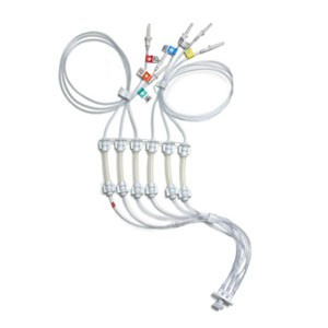 Pinnacle 6-Lead Non-vented Transfer Set, Preassembled